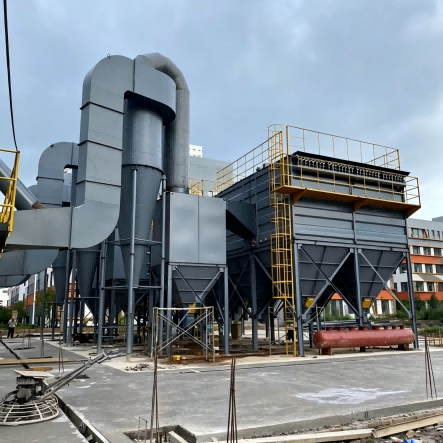 Large Airflow Central Dust Collection System For Factory Workshop Pulse Jet Baghouse Dust Collector