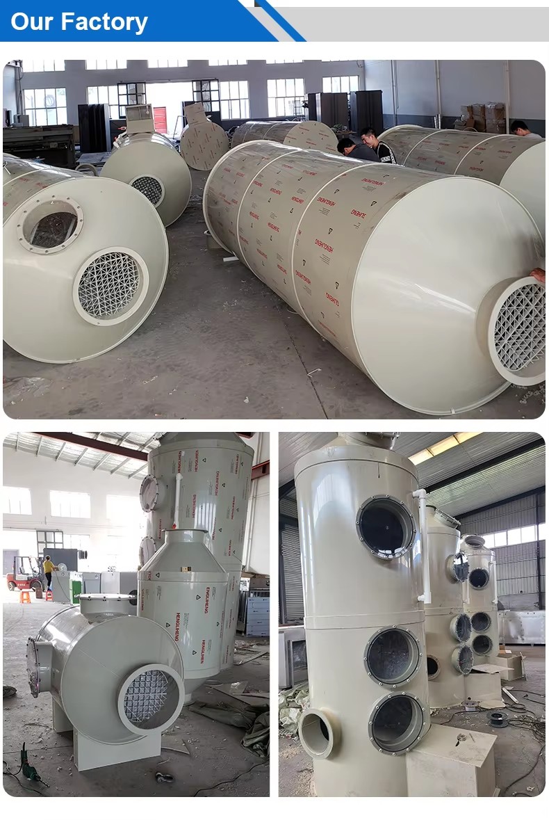 Acid Mist Scrubber for Sulfuric Hydrochloric and Nitric Acid Fumes