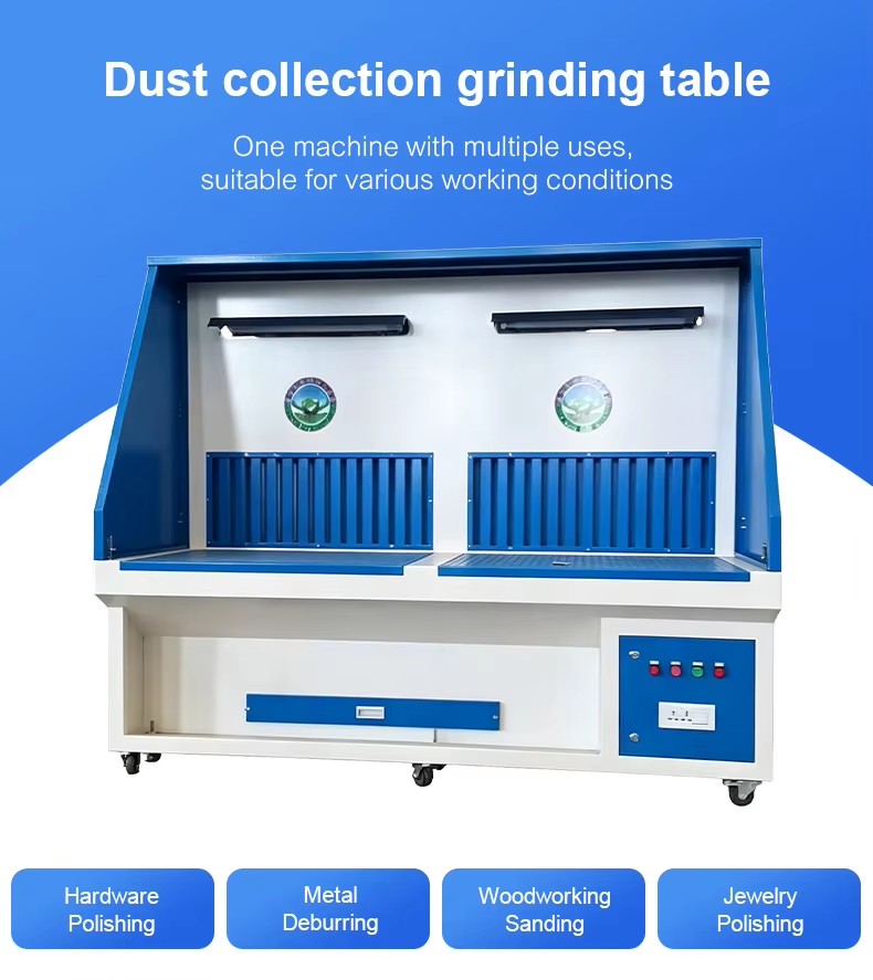 Industrial Downdraft Table for Grinding Dust Extraction Industrial Downdraft Table for Grinding Dust Extraction