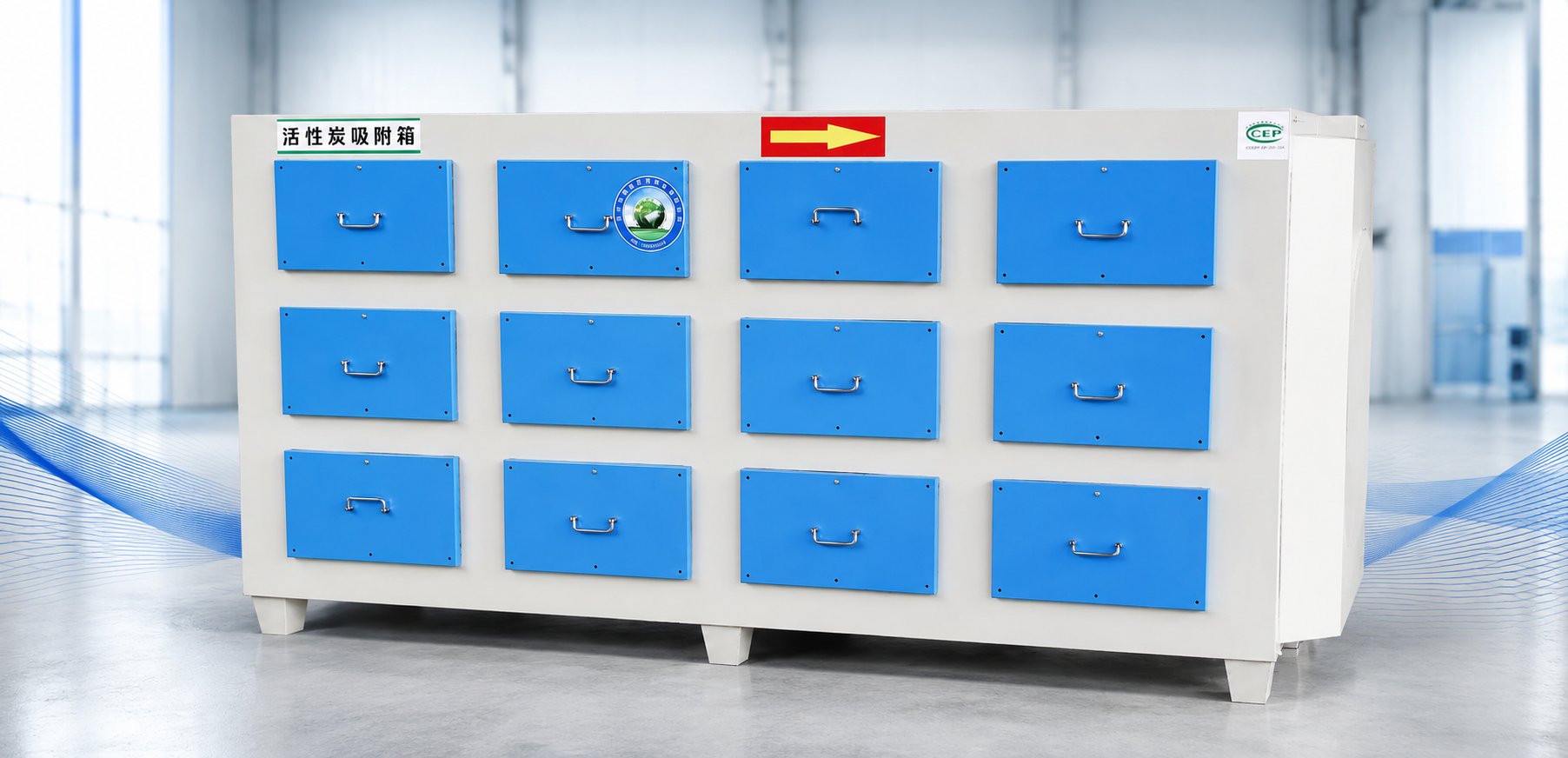 Industrial Activated Carbon Filter for VOC and Odor Removal